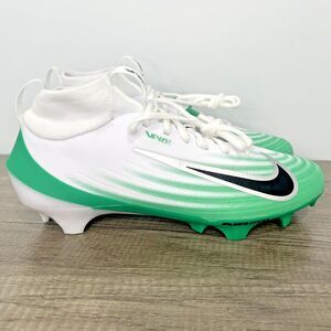 Men's Nike Air Zoom Vapor Pro 1 Green White Football Cleats HM8850-100 Size 9